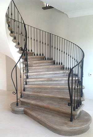 Staircase client made using Strongman Metal Tools